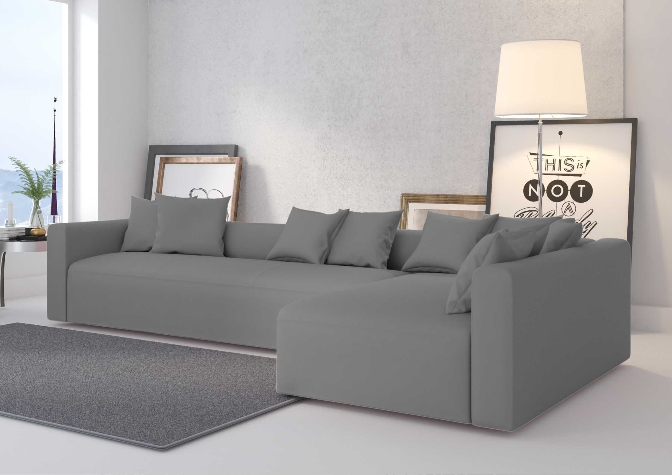 Duży industrialny narożnik prawy w kolorze grafitowym